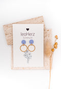 AMELIE Ohrringe jeansblau