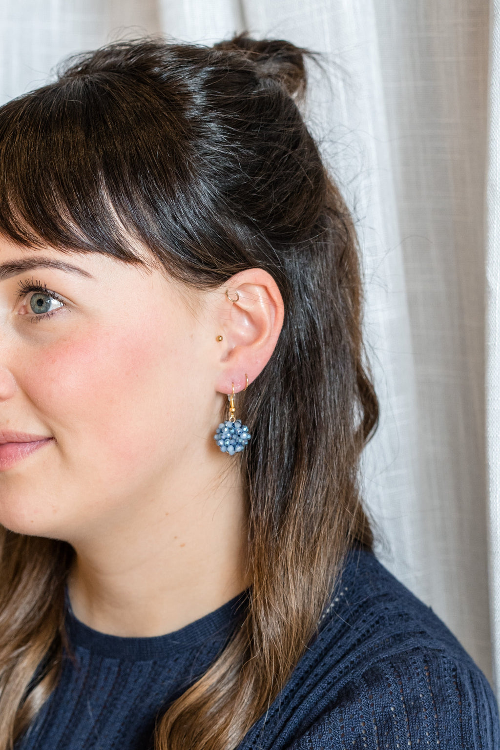 FREYA Ohrringe blau